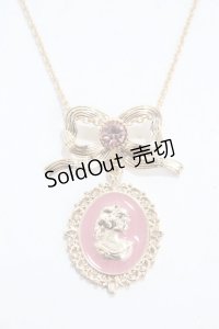 m petit by misako / AM*NIリボンネックレス  中桃 Y-25-04-30-009-LO-AC-SZ-ZY