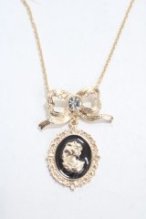 m petit by misako / AMフラワーネックレス  中黒 Y-25-04-30-010-LO-AC-SZ-ZY