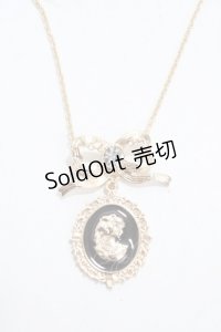 m petit by misako / AMフラワーネックレス  中黒 Y-25-04-30-010-LO-AC-SZ-ZY