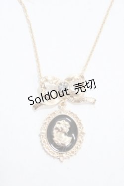 画像1: m petit by misako / AMフラワーネックレス  中黒 Y-25-04-30-010-LO-AC-SZ-ZY