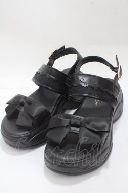 画像1: m petit by misako / リボンスニーカーサンダル M 中黒 Y-25-04-30-066-LO-SH-SZ-ZY
