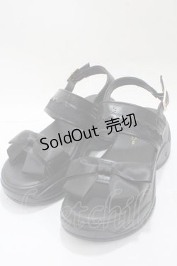 画像1: m petit by misako / リボンスニーカーサンダル M 中黒 Y-25-04-30-066-LO-SH-SZ-ZY