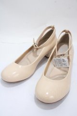 あしながおじさん / アンクルベルトパンプス 23 ベージュ Y-25-04-30-067-PU-SH-SZ-ZY