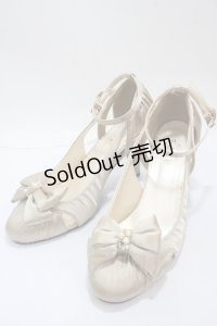 axes femme / PTパールベルトパンプス M ベージュ Y-25-04-30-068-AX-SH-SZ-ZY