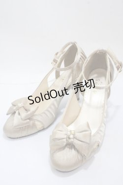 画像1: axes femme / PTパールベルトパンプス M ベージュ Y-25-04-30-068-AX-SH-SZ-ZY