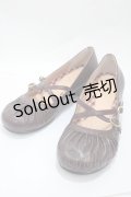 あしながおじさん / ギャザーストラップパンプス 23 ワイン Y-25-04-30-069-PU-SH-SZ-ZT-K022