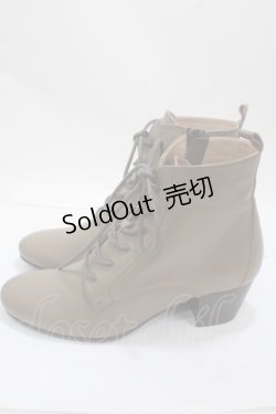 画像2: あしながおじさん / レースアップショートブーツ 23 ブラウン Y-25-04-30-070-PU-SH-SZ-ZT-K022