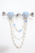 axes femme POETIQUE / キャンディストールクリップ  サックス Y-25-04-30-011-AX-ZA-SZ-ZY