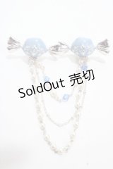 axes femme POETIQUE / キャンディストールクリップ  サックス Y-25-04-30-011-AX-ZA-SZ-ZY