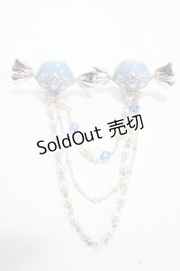 axes femme POETIQUE / キャンディストールクリップ  サックス Y-25-04-30-011-AX-ZA-SZ-ZY
