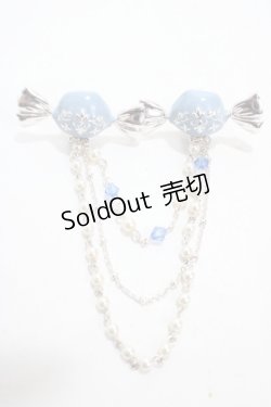 画像1: axes femme POETIQUE / キャンディストールクリップ  サックス Y-25-04-30-011-AX-ZA-SZ-ZY