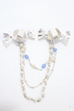 画像2: axes femme POETIQUE / キャンディストールクリップ  サックス Y-25-04-30-011-AX-ZA-SZ-ZY