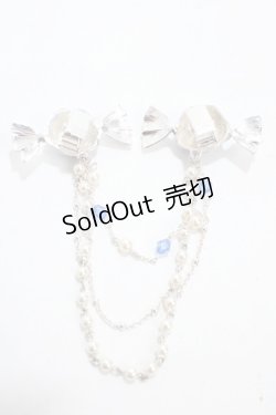 画像2: axes femme POETIQUE / キャンディストールクリップ  サックス Y-25-04-30-011-AX-ZA-SZ-ZY