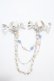 画像2: axes femme POETIQUE / キャンディストールクリップ  サックス Y-25-04-30-011-AX-ZA-SZ-ZY (2)