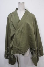画像1: 【SALE】Favorite / カラバリで楽しむ和洋折衷シンプル和トップス M グリーン Y-25-04-30-078-LO-TO-SZ-ZT372 (1)