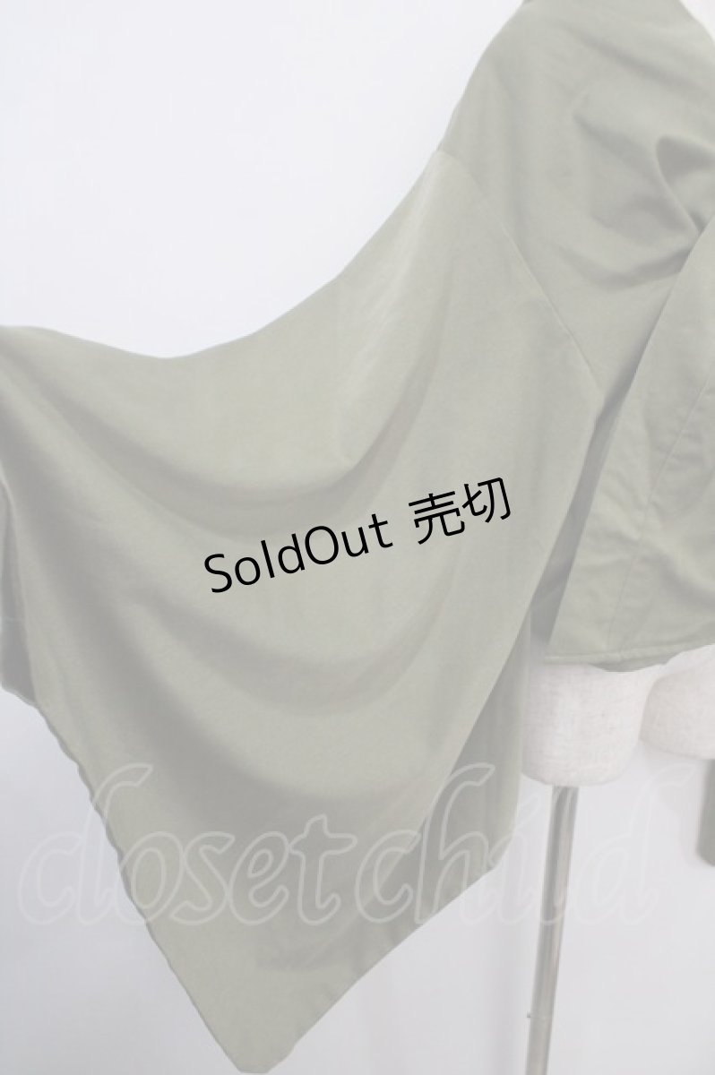 画像3: 【SALE】Favorite / カラバリで楽しむ和洋折衷シンプル和トップス M グリーン Y-25-04-30-078-LO-TO-SZ-ZT372 (3)