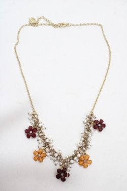 画像2: axes femme / お花モチーフネックレス  ゴールド Y-25-04-30-012-AX-AC-SZ-ZY