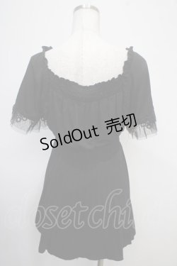 画像2: Ozz oneste / ウエストシャーリングプリーツチュニ  黒 Y-25-04-30-092-OO-TO-SZ-ZY