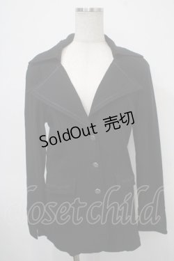 画像1: 【SALE】Ozz oneste / 刺繍入りジャケット  黒 Y-25-04-30-094-OO-JA-SZ-ZT200