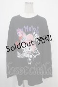 TRAVAS TOKYO / マイメロディ ロングスリーブTシャツ F ブラック Y-25-04-30-097-PU-TO-SZ-ZY