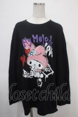 TRAVAS TOKYO / マイメロディ ロングスリーブTシャツ F ブラック Y-25-04-30-097-PU-TO-SZ-ZY
