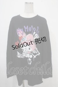 TRAVAS TOKYO / マイメロディ ロングスリーブTシャツ F ブラック Y-25-04-30-097-PU-TO-SZ-ZY