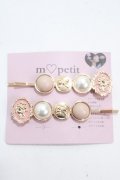 m petit by misako / ヘアピンセット  中桃 Y-25-04-30-015-LO-AC-SZ-ZY