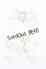 m petit by misako / ヘアクリップ2点セット  濃白 Y-25-04-30-016-LO-AC-SZ-ZY