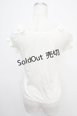 画像2: Emily Temple cute / スカラップ刺繍パフカットソー  アイボリー Y-25-04-30-106-ET-TO-SZ-ZY