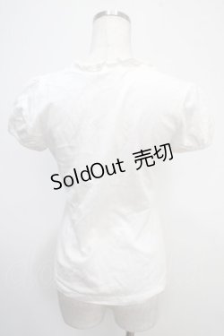 画像2: BPN / 薔薇＆蝶ptカットソー M 白 Y-25-04-30-108-GO-TO-SZ-ZY