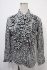 SEXY DYNAMITE LONDON / フリルブラウス F 黒 Y-25-04-30-117-PU-BL-SZ-ZY