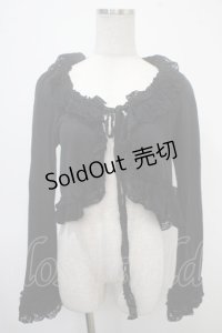 BPN / フリルボレロ M 黒 Y-25-04-30-120-GO-TO-SZ-ZY