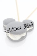 Q-pot. / ミッキーマウス/マカロンネックレス  ブラック Y-25-04-30-002-QP-AC-SZ-ZY