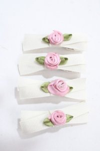 m petit by misako / AM*N14Pクリップ  中白 Y-25-04-30-018-LO-ZA-SZ-ZY