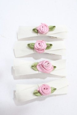 画像1: m petit by misako / AM*N14Pクリップ  中白 Y-25-04-30-018-LO-ZA-SZ-ZY
