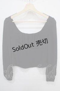 abilletage / ジュエリットブラウス  黒 Y-25-04-30-123-GO-BL-SZ-ZY