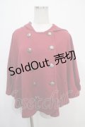 PEACE NOW / ナポレオンケープポンチョ M 赤 Y-25-04-30-126-PU-JA-SZ-ZT199