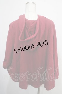 画像2: PEACE NOW / ナポレオンケープポンチョ M 赤 Y-25-04-30-126-PU-JA-SZ-ZT199