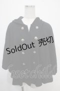 PEACE NOW / ナポレオンケープポンチョ M 黒 Y-25-04-30-127-PU-JA-SZ-ZY
