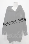 ALGONQUINS / ロゴ刺繍ブルゾン F 黒 Y-25-04-30-128-AL-JA-SZ-ZT-C046