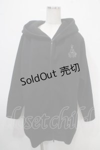 ALGONQUINS / ロゴ刺繍ブルゾン F 黒 Y-25-04-30-128-AL-JA-SZ-ZT-C046