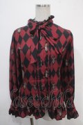 ATELIER PIERROT / Diamond Circus ブラウス  ワイン Y-25-04-30-130-EL-BL-SZ-ZY