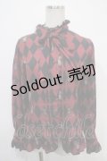 ATELIER PIERROT / Diamond Circus ブラウス  ワイン Y-25-04-30-130-EL-BL-SZ-ZY