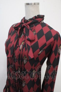 画像3: ATELIER PIERROT / Diamond Circus ブラウス  ワイン Y-25-04-30-130-EL-BL-SZ-ZY