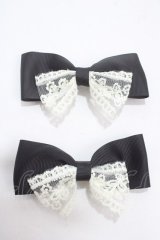m petit by misako / AM2Pクリップ  中黒 Y-25-04-30-019-LO-AC-SZ-ZY