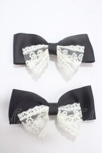 m petit by misako / AM2Pクリップ  中黒 Y-25-04-30-019-LO-AC-SZ-ZY