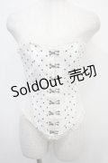 alice auaa / ドットコルセット 3 ホワイト Y-25-04-30-135-AA-TO-SZ-ZY