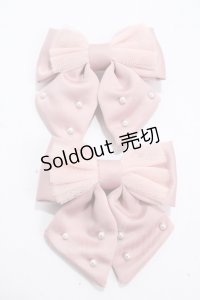 m petit by misako / ヘアクリップ2点セット  中桃 Y-25-04-30-021-LO-AC-SZ-ZT422-F004