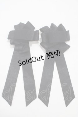 画像1: Hoshibako Works / プレゼントリボンクリップ  黒 Y-25-04-30-025-LO-AC-SZ-ZY