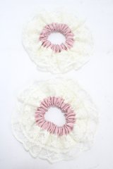 m petit by misako / AMレース2Pシュシュ  中桃 Y-25-04-30-027-LO-ZA-SZ-ZY